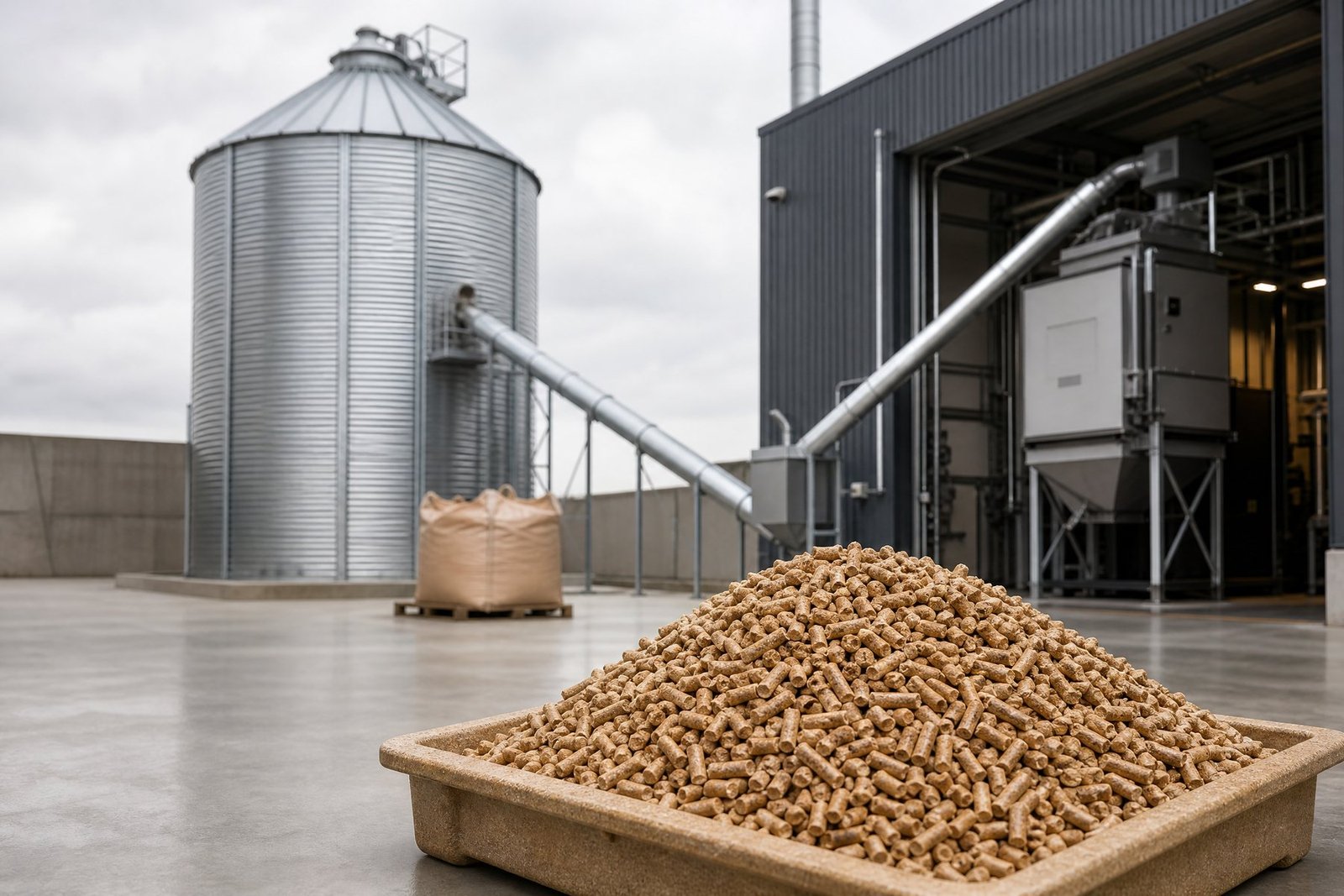 Industrial Wood Pellets for Heating and Energy Applications