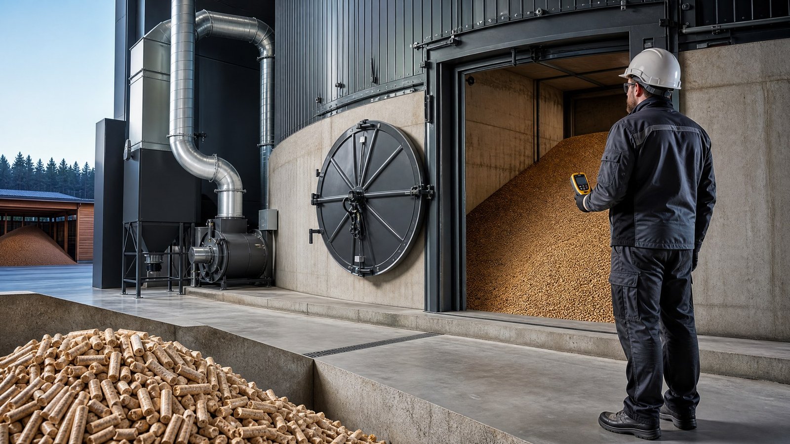 Industrial Wood Pellet Storage Safety: CO, Ventilation and Dust Controls