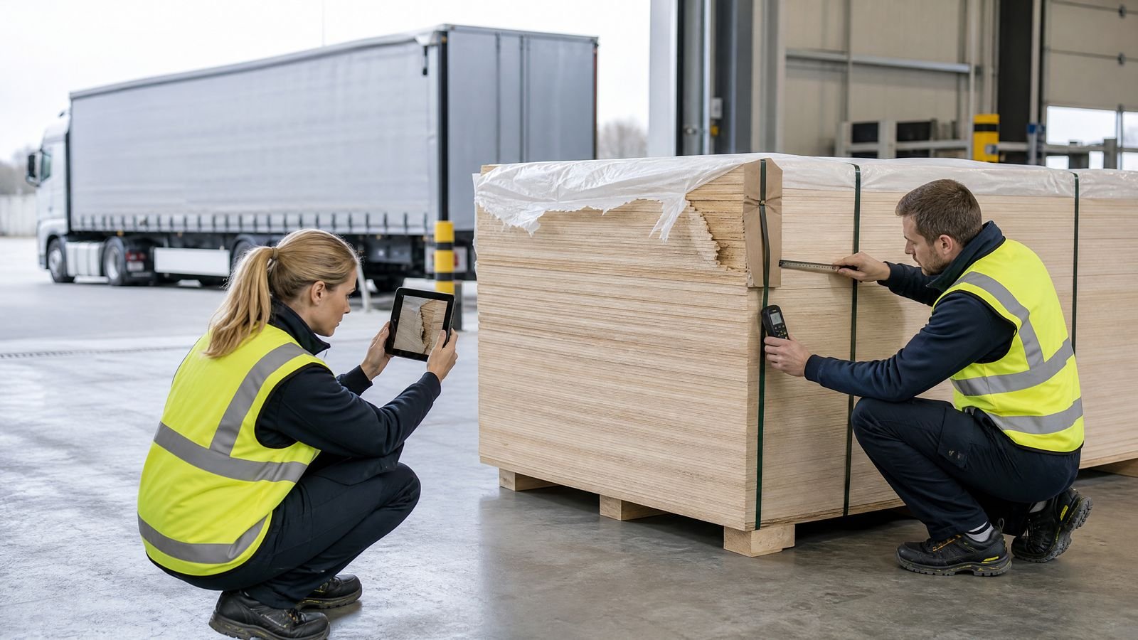 Birch Plywood Delivery Damage Inspection: A Buyer’s Evidence and Claim Checklist