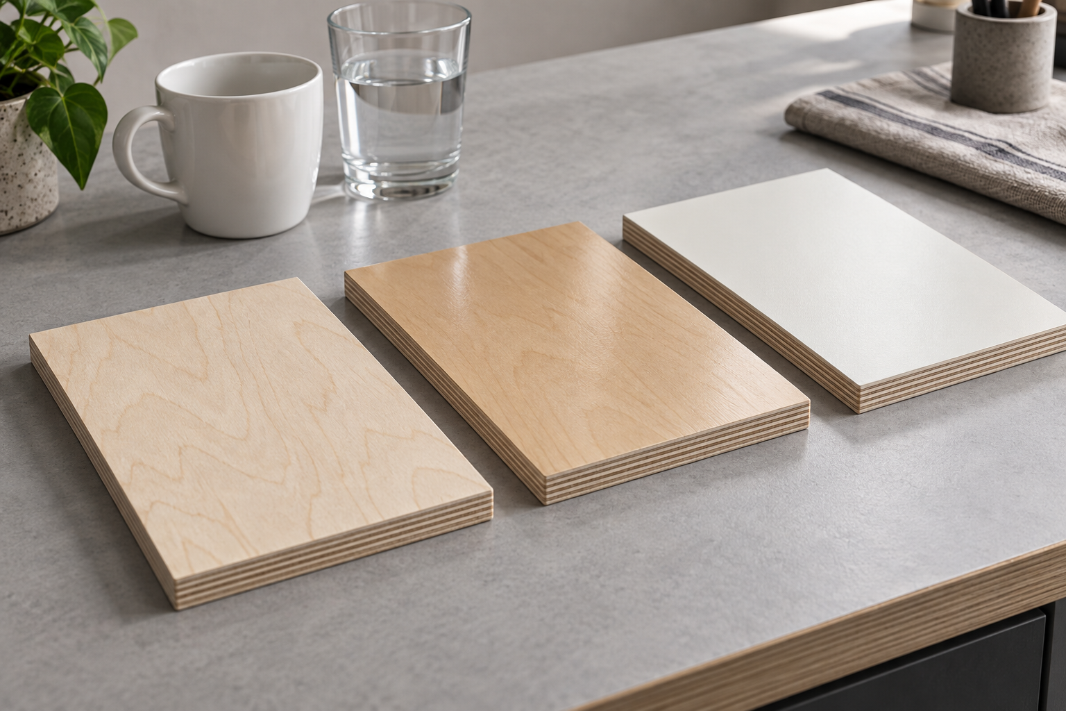 Birch Plywood Furniture Finishes: Stain and Heat Tests